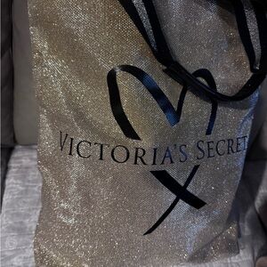 Victoria secret Gold Sparkling Tote; NWOT
